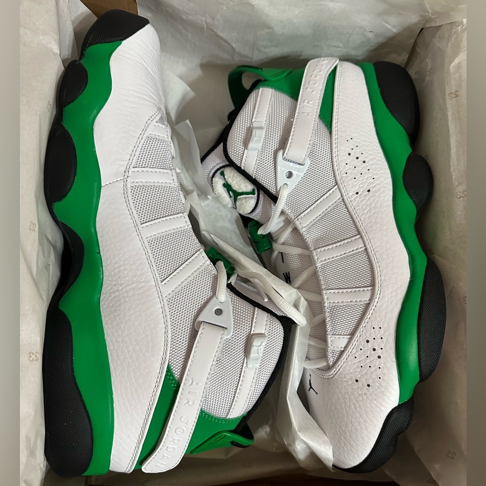 Jordan 6 rings Lucky Green